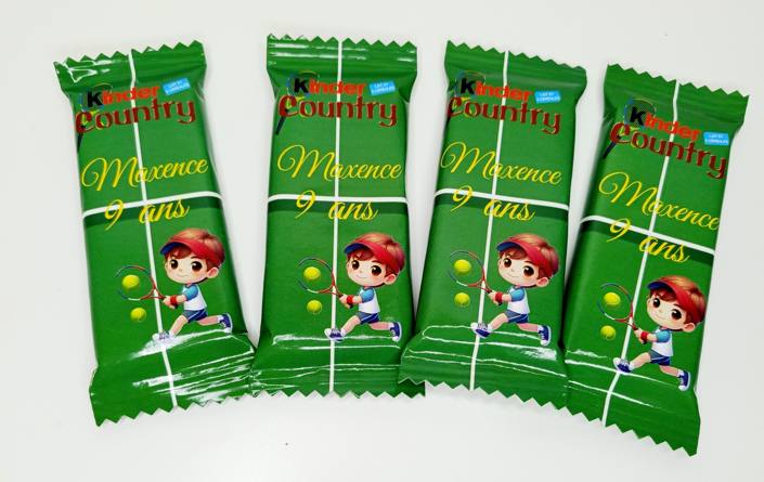 Kinder country personnalisé (x2)