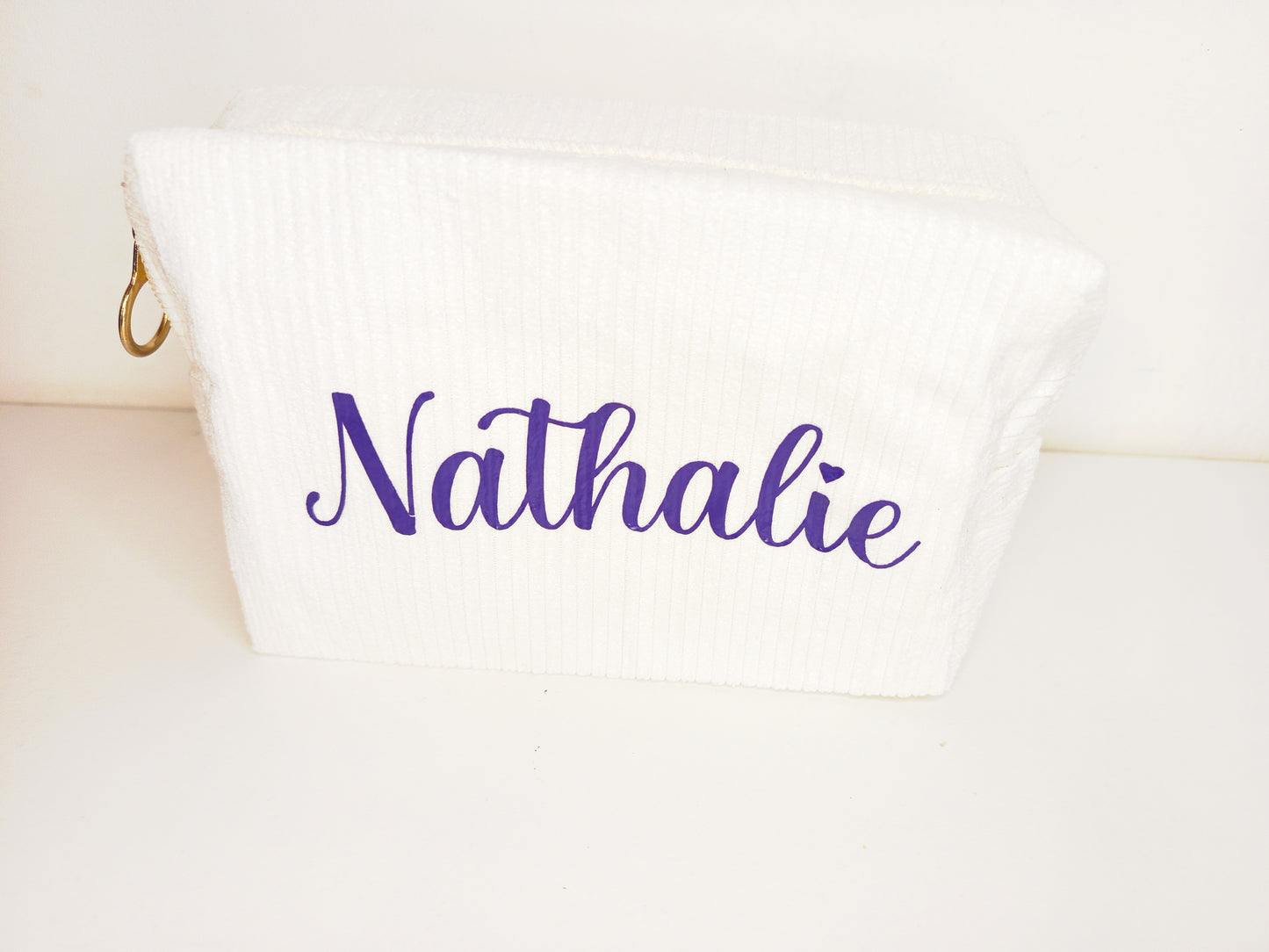 Trousse de toilette en velours