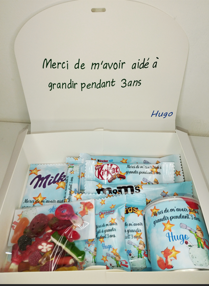 Box gourmande pour maître, maitresse,nounou