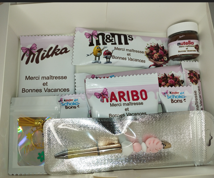 Box gourmande pour maître, maitresse,nounou