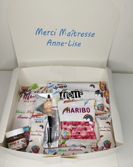 Box gourmande pour maître, maitresse,nounou
