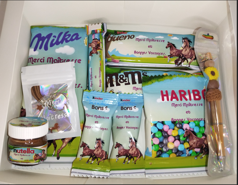 Box gourmande pour maître, maitresse,nounou