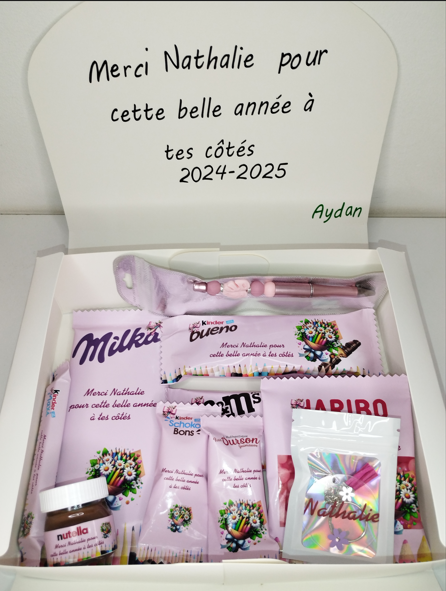 Box gourmande pour maître, maitresse,nounou