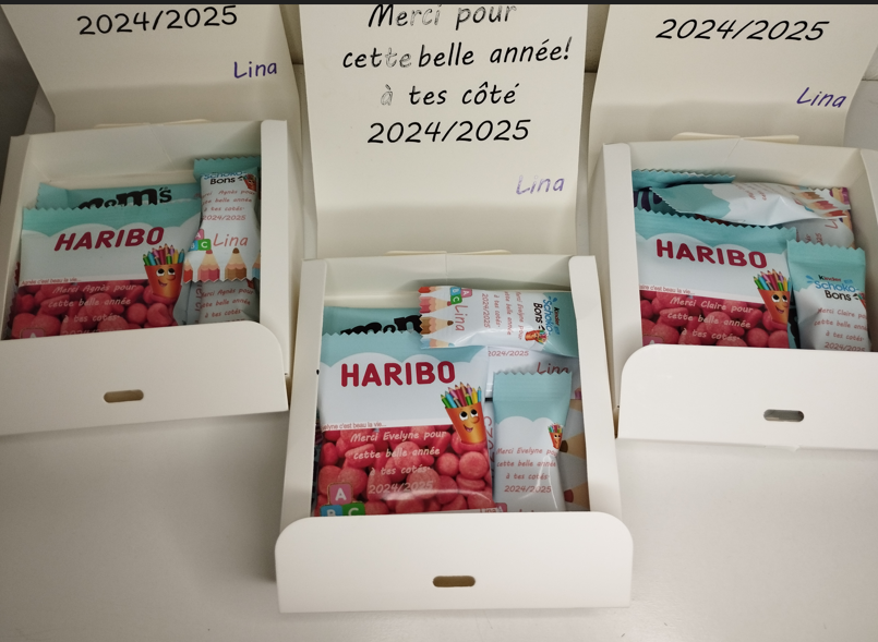 Box gourmande pour maître, maitresse,nounou