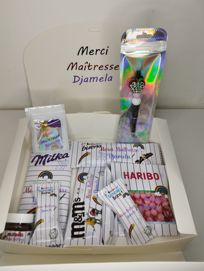 Box gourmande pour maître, maitresse,nounou