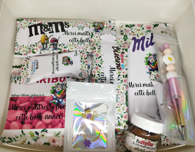 Box gourmande pour maître, maitresse,nounou