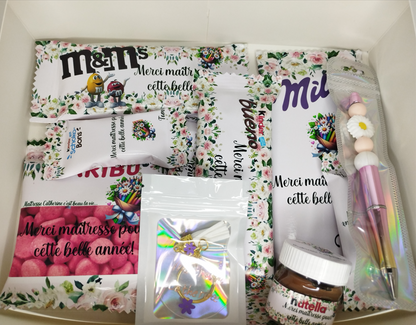 Box gourmande pour maître, maitresse,nounou