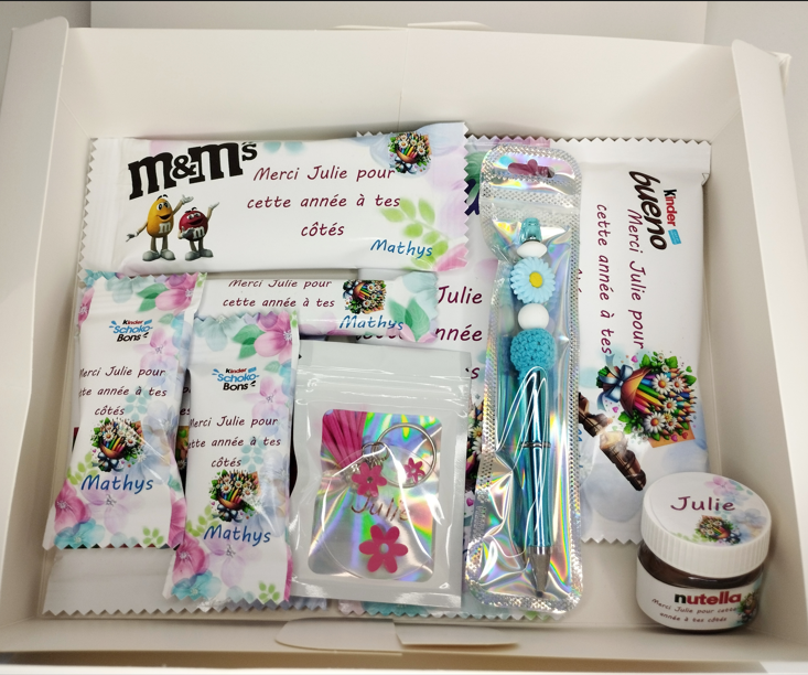 Box gourmande pour maître, maitresse,nounou