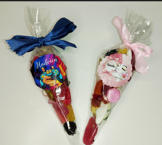 Cône à bonbon personnalisé (x2)