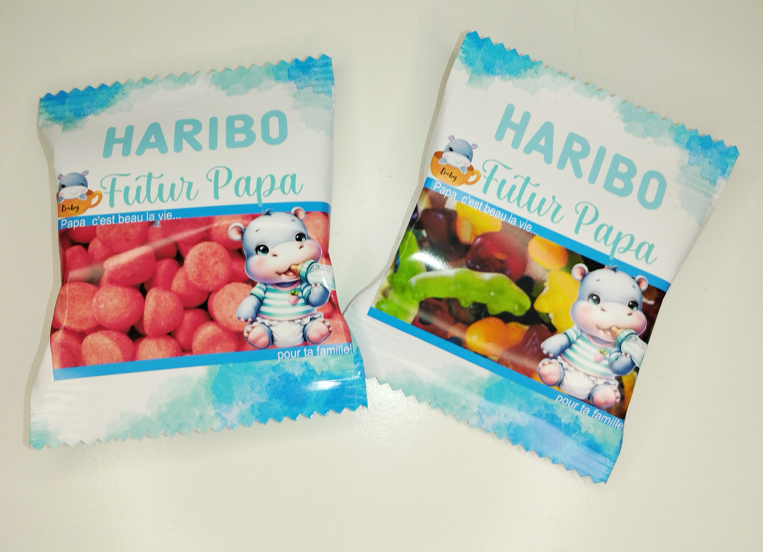 Mini sachet d'haribo personnalisé