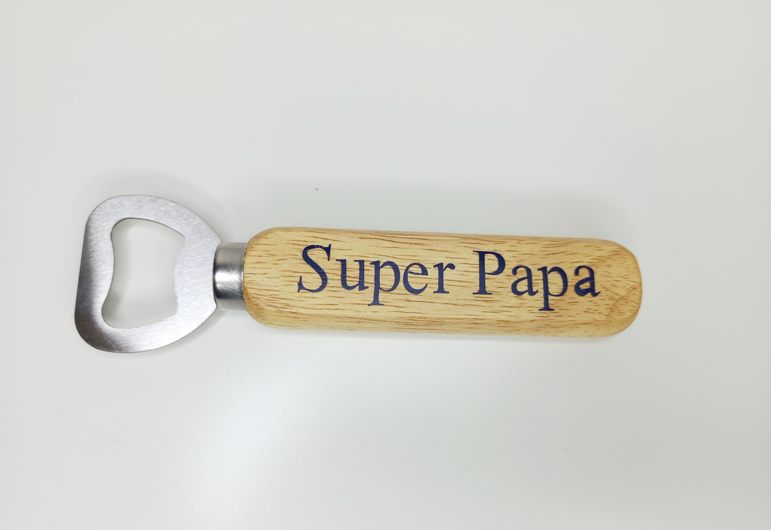 Décapsuleur en bois personnalisée
