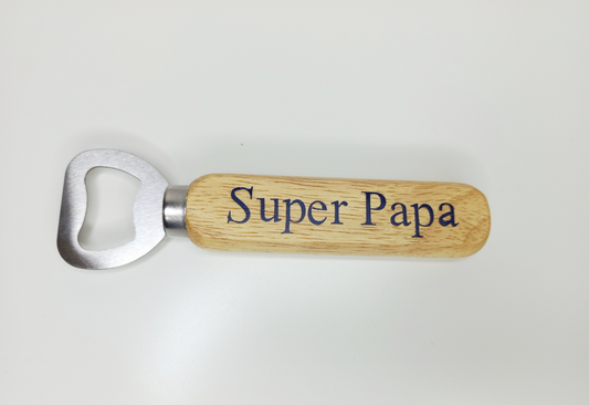 Décapsuleur en bois personnalisée