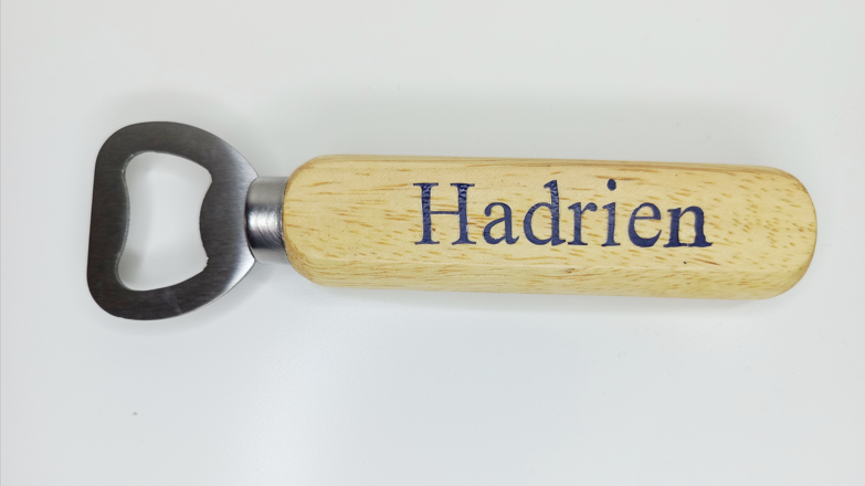 Décapsuleur en bois personnalisée