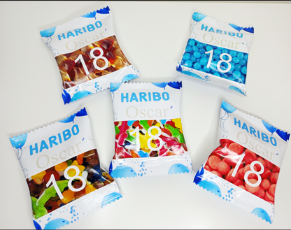 Mini sachet d'haribo personnalisé