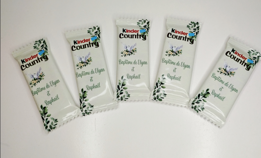 Kinder country personnalisé (x2)