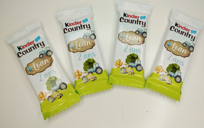 Kinder country personnalisé (x2)