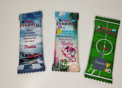 Kinder country personnalisé (x2)