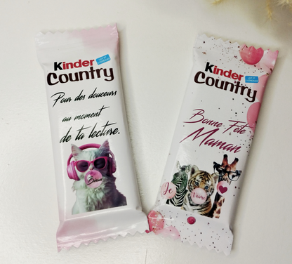 Kinder country personnalisé (x2)