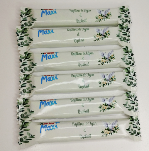 Kinder Maxi personnalisé (x3)