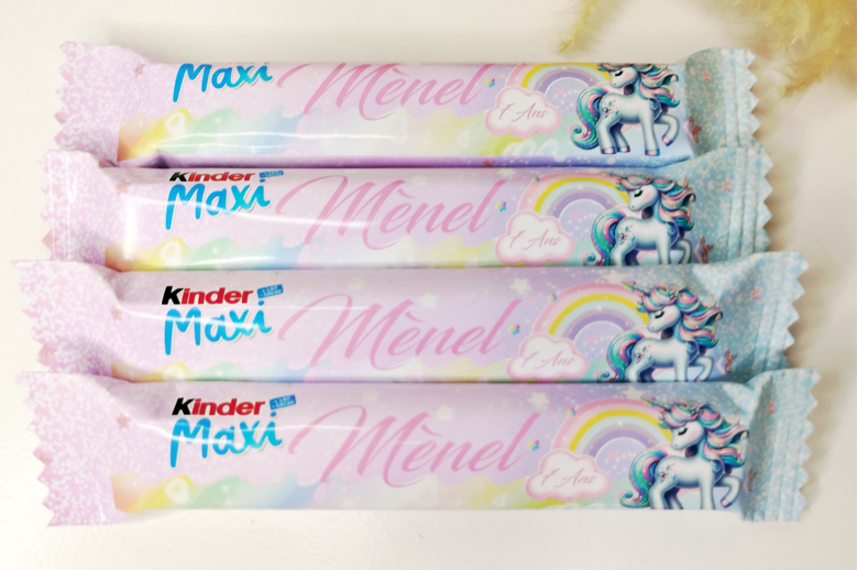 Kinder Maxi personnalisé (x3)