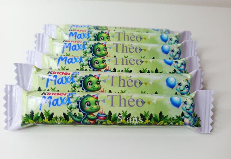 Kinder Maxi personnalisé (x3)
