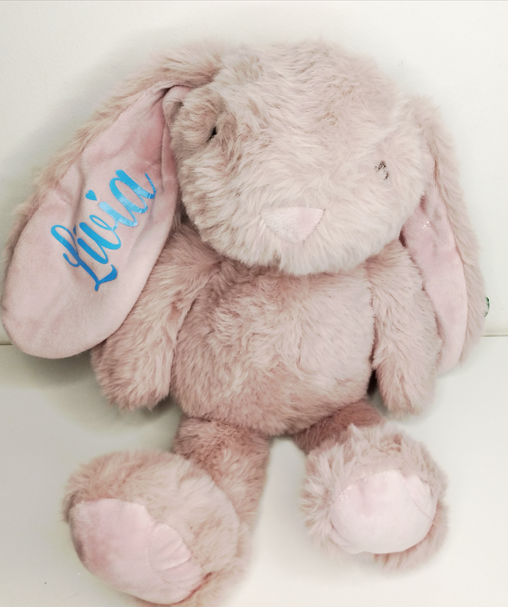Peluche lapin personnalisée