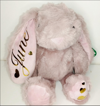 Peluche lapin personnalisée