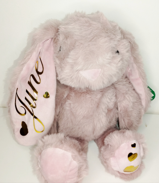 Peluche lapin personnalisée