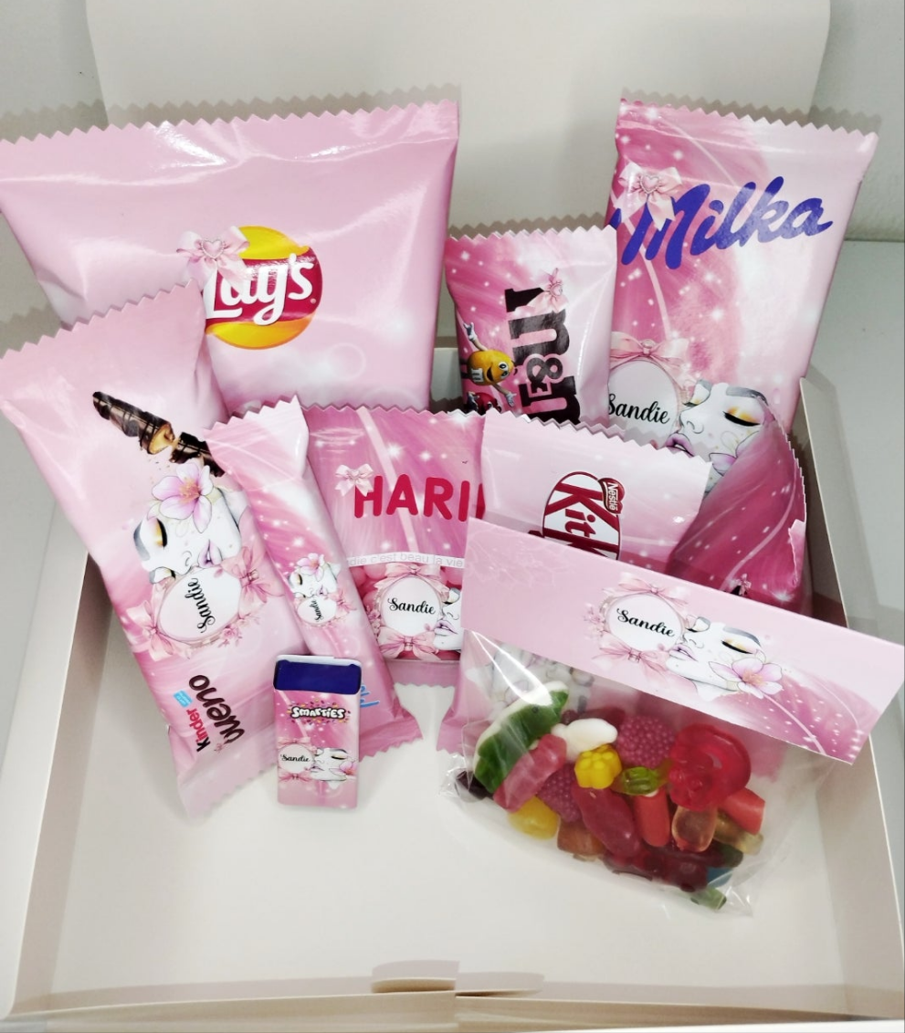 Box gourmande anniversaire personnalisée à offrir, coffret cadeau, box personnalisée - Thèmes aux choix