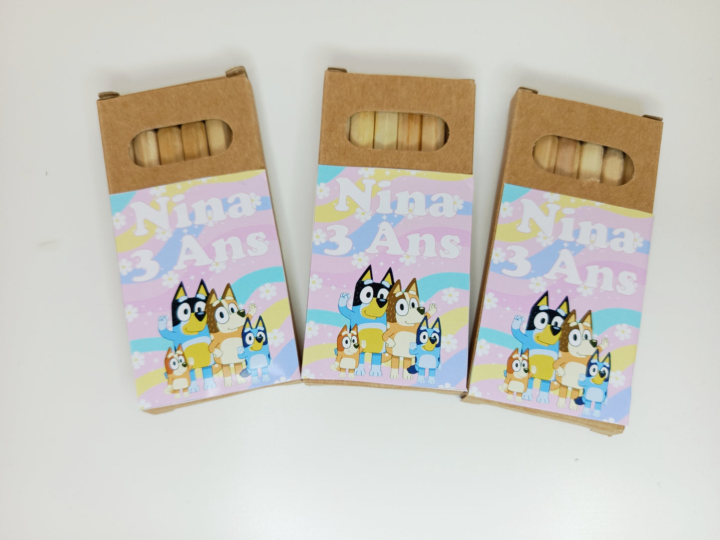 Mini boite de crayon de couleurs (x2)