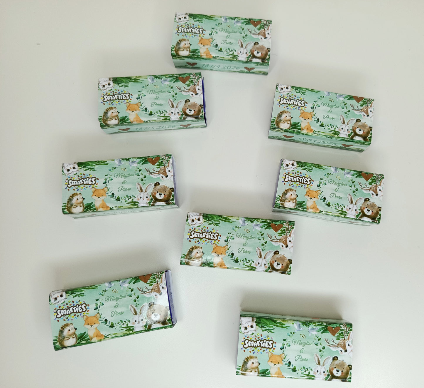 Mini Boîte à  Smarties personnalisé (x2)